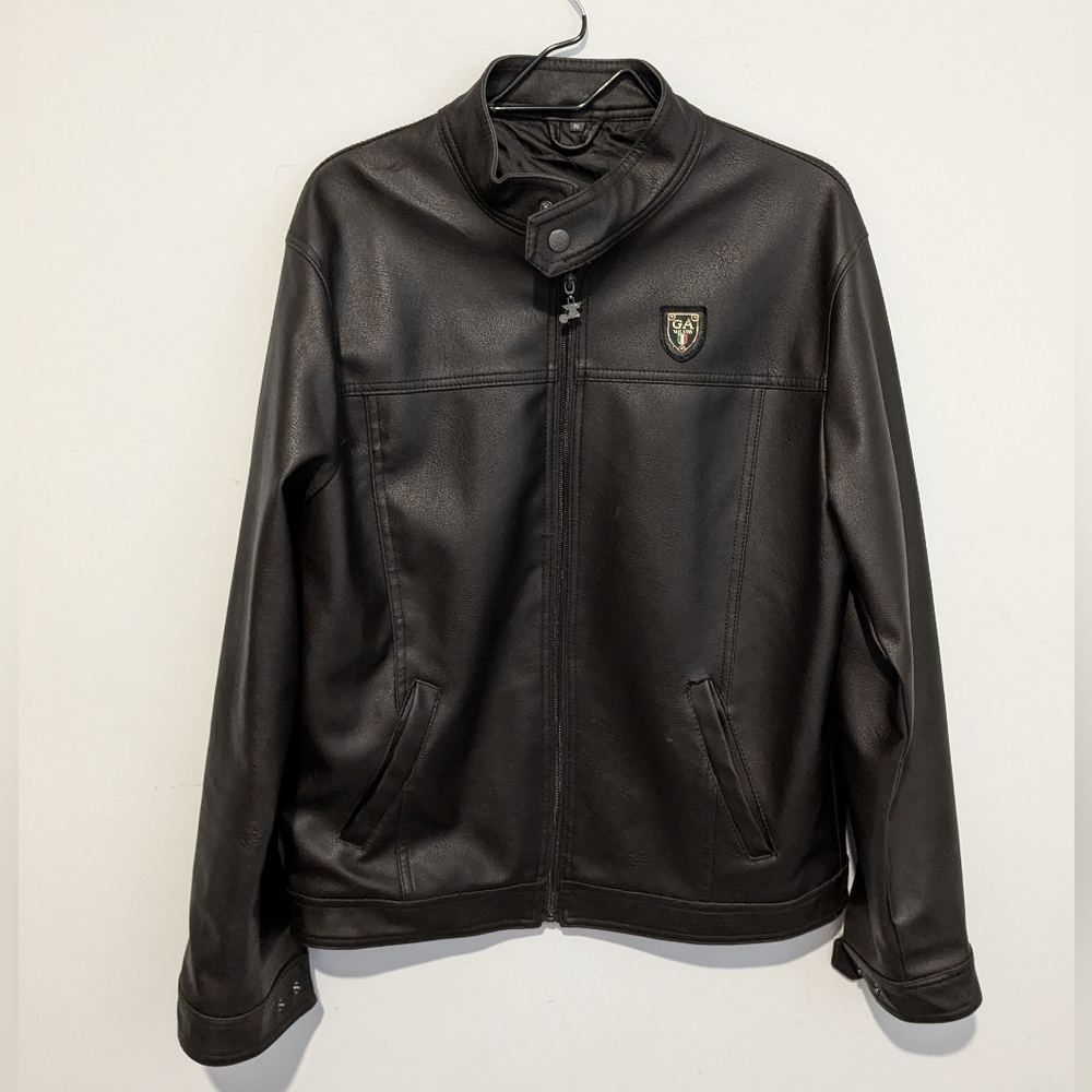 Vintage GA Milano Mens Brown Jacket Size XL